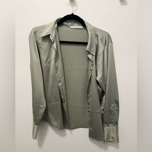 Abercrombie + Fitch Satin Button Down